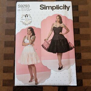 Simplicity 9293 - Patterns by Gertie - Uncut - Sizes 14-22